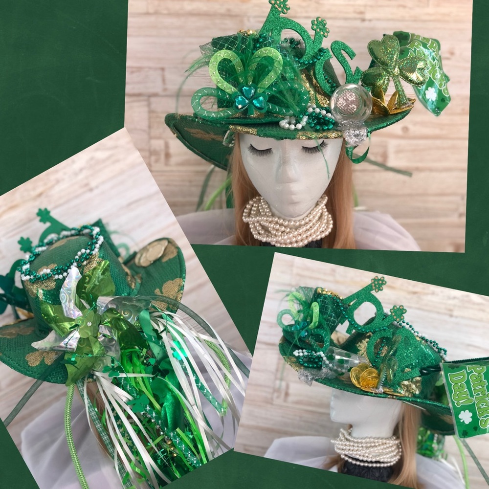 St. Patrick’s Day- Custom made. Lights avail